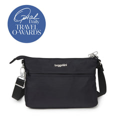 Baggallini Securtex Anti-Theft Memento Crossbody Bag