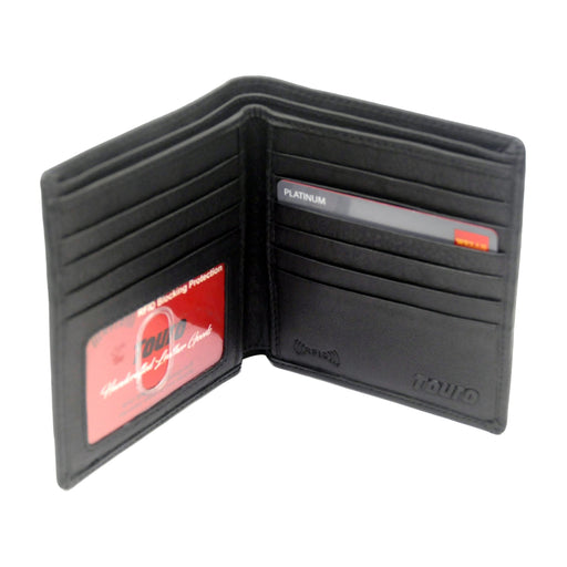 Touro Signature Leather Wallets Pebble Grain Passcase