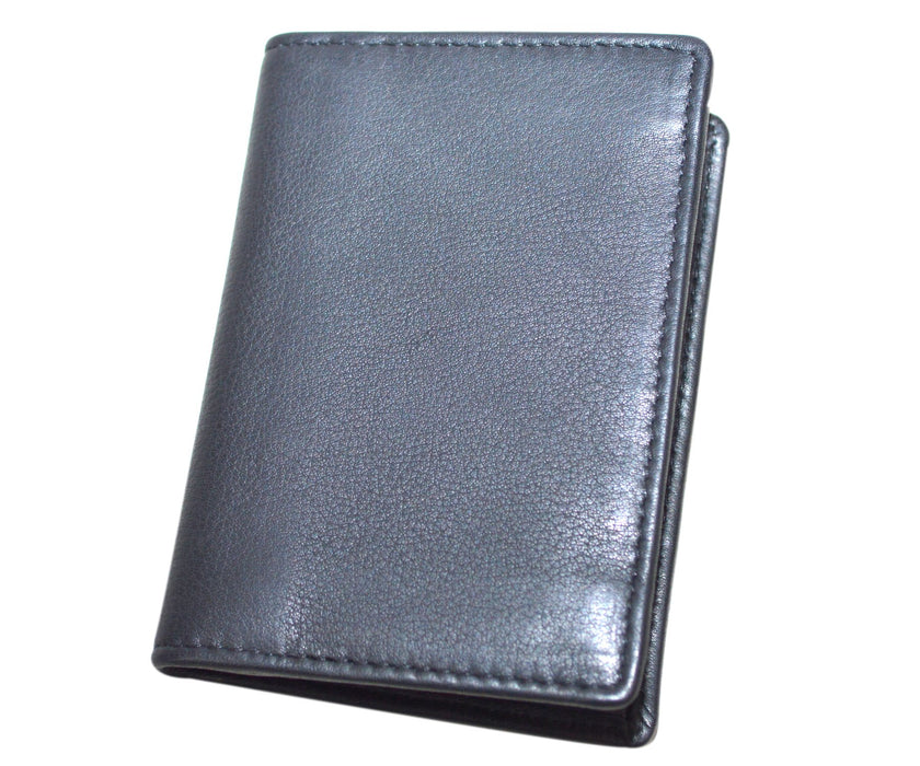 Touro Signature Leather Wallets Pebble Grain Gusset Card