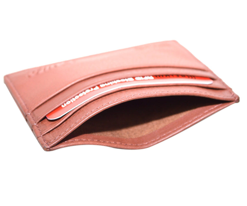 Touro Signature Leather Wallets Pebble Grain Credit Case