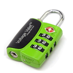 Voltage Valet - 3 Dial TSA Indicator Combination Lock