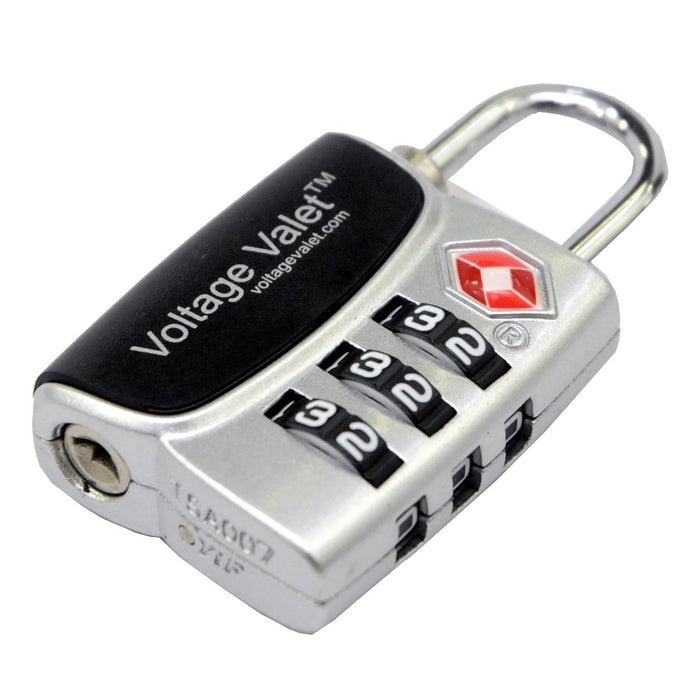 Voltage Valet - 3 Dial TSA Indicator Combination Lock